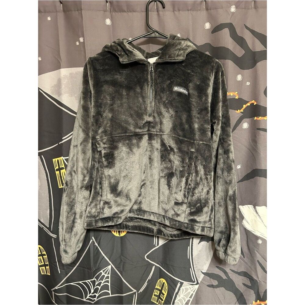 Authentic Columbia Women's Plush Fleece Half-Zip Hoodie